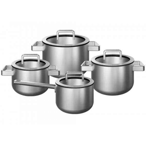 KOQI KOQI Downdraft Pannenset Mira 3-ply 4-delig