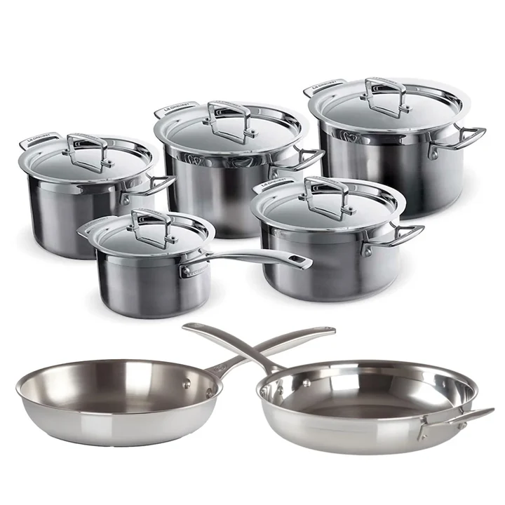 Le Creuset Le Creuset Pannenset Magnetik 7 delig - Garde's Warenhuis