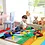 Picasso Tiles PicassoTiles  Magnetische Tegels Racebaan met LED-auto's 50 stuks