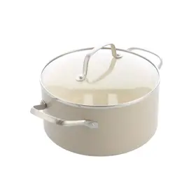 Greenchef Greenchef Nordics Antiaanbak Kookpan Crème - 18 cm