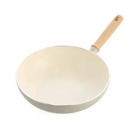 Greenchef Greenchef Nordics Antiaanbak Wok pan Crème - 28 cm
