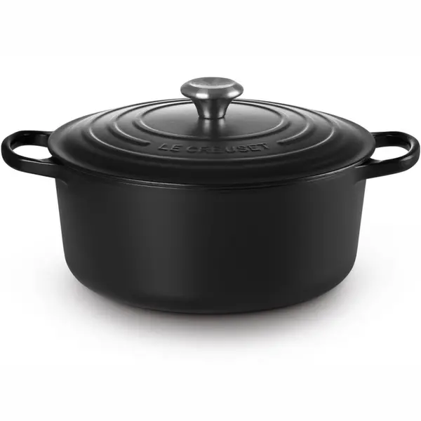 Le Creuset Le Creuset Signature Braadpan - 6,7 l - 28 cm - Mat Zwart