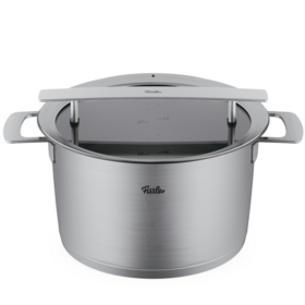 Fissler Phi Collection Soeppan met Downdraft Glasdeksel 24cm