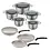 Fissler Fissler Phi Collection Pannenset met Glasdeksels, 8-delig / kook