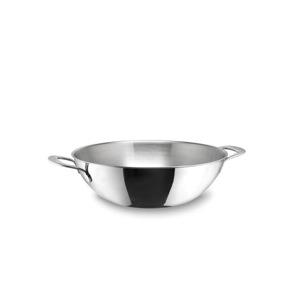 Habonne Habonne Avance Wok - 30 cm - RVS - met glasdeksel