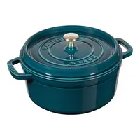 Braadpan Gietijzer La Mer Blauw 24 cm