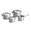 BK BK Conical Profi Pannenset - 4 delig - RVS
