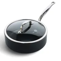 Greenpan Barcelona Keramische Hapjespan - 24 cm - met glazen deksel
