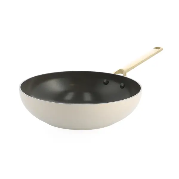 BK Cookware BK Sublime Wokpan Crème 28 cm