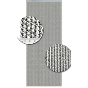 Vliegengordijnenexpert Vliegengordijnexpert Vliegengordijn - 100 x 240 cm - Venetie Taupe