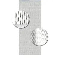 Vliegengordijnenexpert Milano Vliegengordijn - 92x210cm - Transparant/Zwart