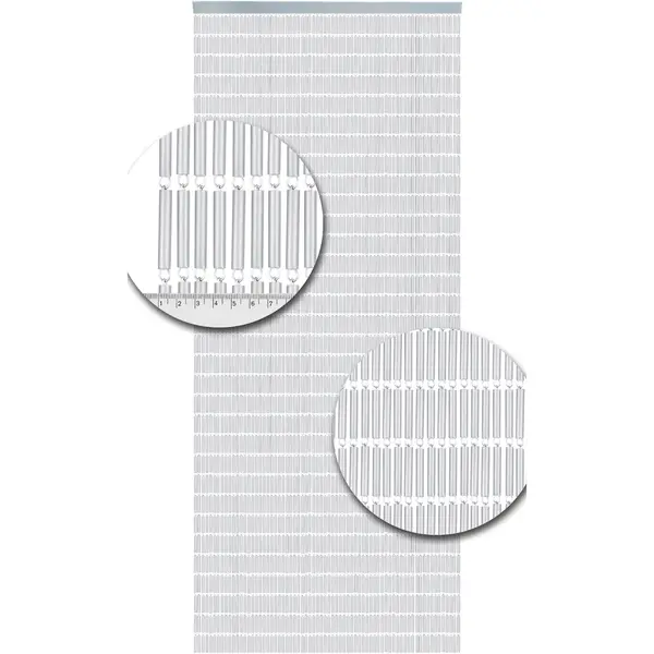 Vliegengordijnenexpert Vliegengordijnenexpert Vliegengordijn Hulzen - Wit- 100 x 240