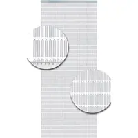 Vliegengordijn Hulzen - wit -  90x 210