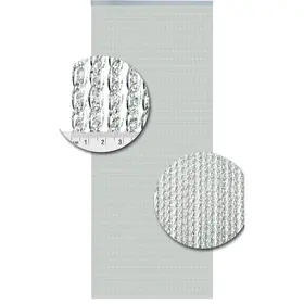 Vliegengordijnenexpert Vliegengordijnenexpert Vliegengordijn - 100 x 240cm- Venetie Transparant