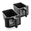 Greenpan GreenPan Bistro AirFryer DUAL XL 4L + 4L + 8delig Bak set  PFAS-vrij
