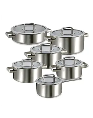 Habonne Royal Triply Pannenset 6-delig - RVS