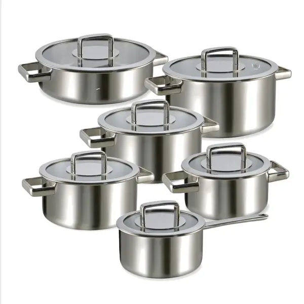 Habonne Habonne Royal Triply Pannenset 6-delig - RVS