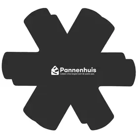 Pannenhuis Aanbieding Panbeschermer 2-delig 38x38 - Antraciet