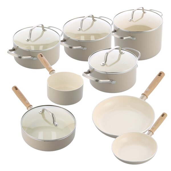 Greenchef Greenchef Nordics Pannenset Antiaanbak 8-delig