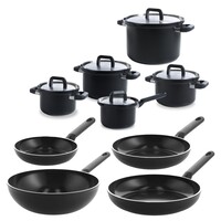 Flow Cool Black Kookpannenset 9delig