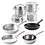BK BK Twist Pannenset 9delig - met gratis panbeschermerset