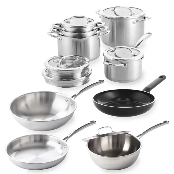 BK BK Twist Pannenset 9delig - met gratis panbeschermerset