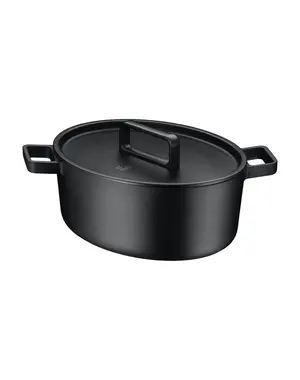WMF Flavour Gietijzeren Braadpan Ovaal Zwart 33x26CM