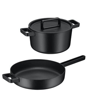 WMF Flavour Gietijzeren Set – Braadpan + Koekenpan