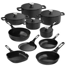 BergHOFF BergHOFF Leo Phantom Pannenset - 10 Delig Downdraft