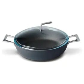 TVS Materia Hapjespan laag met pyrex deksel 28cm