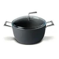 Hoge Kookpan - Met Pyrex glasdeksel - 28 cm