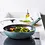 Greenchef Greenchef Tones Wok Antiaanbaklaag Wok 28cm -  Smokey Blue