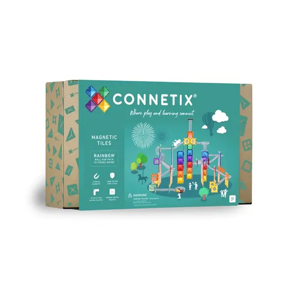 Connetix CONNETIX Magnetisch constructiespel knikkerbaan 92 delig