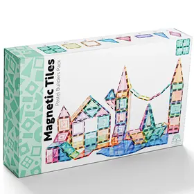 Learn and Grow Toys Learn and Grow Magnetische Tegels Pastel - Builder Pack 112 stuks
