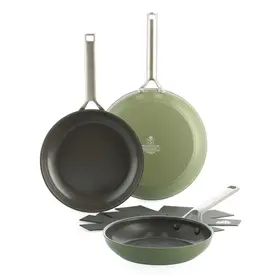 BK Cookware BK Sublime Koekenpannenset Olive Green -3-delig