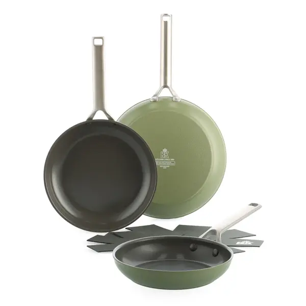 BK Cookware BK Sublime Koekenpannenset Olive Green -3-delig