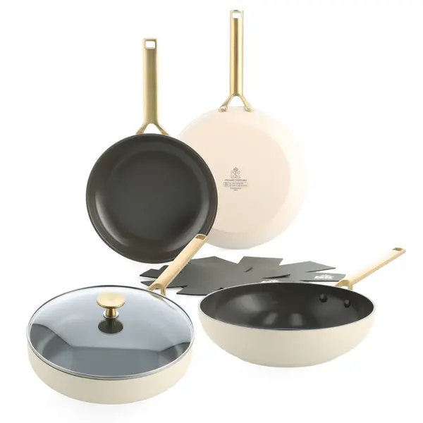 BK BK Sublime Keramische Pannenset Crème 4-delig