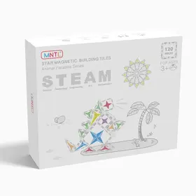 MNTL MNTL Magnetic Tiles Magnetische Tegels Pastel - 120 stuks