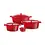 Hendi Hendi Braadpan Geëmailleerd gietijzer 6.8ltr Rood
