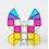 CONNETIX  CONNETIX Unicorn Glitter Pack 56-delig