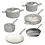 BergHOFF BergHOFF Balance Moonmist Pannenset 6-delig Downdraft
