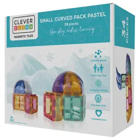 Cleverclixx Small Curved Pack Pastel 34-delig