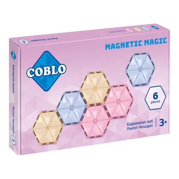 Coblo Coblo Pastel Hexagon 6-delig