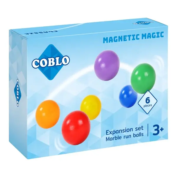 Coblo Coblo Classic Knikkerbaanballen 6-stuks