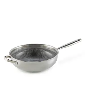 Habonne Hybrid RVS triply Wokpan PFAS vrij - 28cm