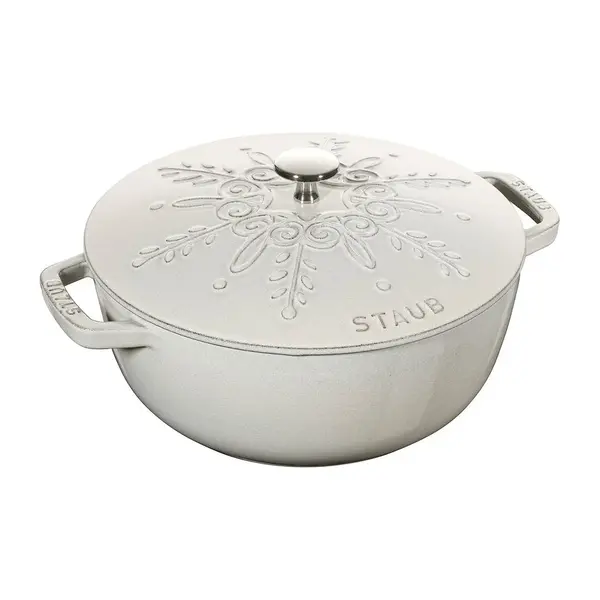 Staub Staub Braadpan Snowflake White 24cm - 3.6L