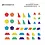 CONNETIX  CONNETIX Rainbow Shape Expansion Pack 36 stuks