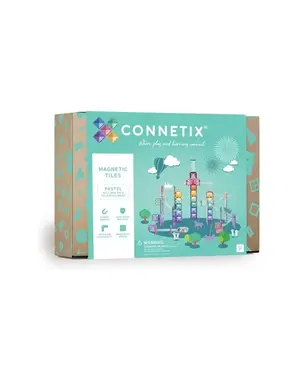 CONNETIX  Magnetisch Knikkerbaan pastelkleurig 106-delig