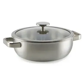 Habonne Habonne Hapjespan -  Braadpan RVS 5-ply - 26 cm geschikt voor downdraft