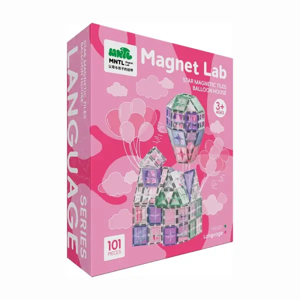 MNTL MNTL Ster Magnetische tegel Ballon huis - 101delig